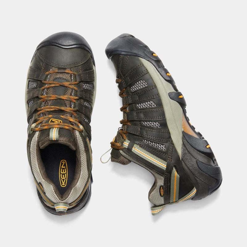 Zapatos Trekking Keen Voyageur Para Hombre Verde Oliva/Dorados - Zapatos Keen Mexico (579248-XTU)